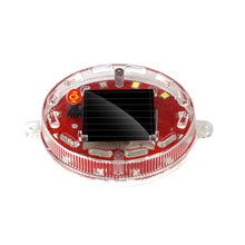 Load image into Gallery viewer, Solar Power Mortorcycle 12LED Warning Light Night Ride Tail Light Anti-rear Strobe RGB Light with Reflective Sticker for Motorcycle Electric Vehicle Bicycle