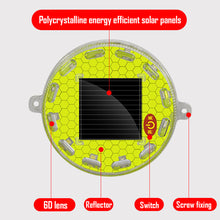 Load image into Gallery viewer, Solar Power Mortorcycle 12LED Warning Light Night Ride Tail Light Anti-rear Strobe RGB Light with Reflective Sticker for Motorcycle Electric Vehicle Bicycle