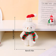 Load image into Gallery viewer, Plush Christmas Scarf Bear Gift Box Decoration Couple Bear Doll 20cm Xmas Stuffed Bear Toys Gifts