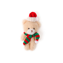 Load image into Gallery viewer, Plush Christmas Scarf Bear Gift Box Decoration Couple Bear Doll 20cm Xmas Stuffed Bear Toys Gifts