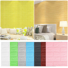 Load image into Gallery viewer, Brick Patterned Small-sized Wallpaper Dormitory Bedroom Waterproof Moisture-proof Decorative Wall Stickers Self-adhesive Wallpaper for Home Use