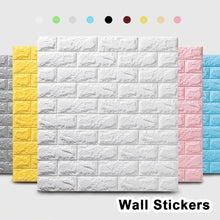 Load image into Gallery viewer, Brick Patterned Small-sized Wallpaper Dormitory Bedroom Waterproof Moisture-proof Decorative Wall Stickers Self-adhesive Wallpaper for Home Use