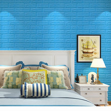 Load image into Gallery viewer, Brick Patterned Small-sized Wallpaper Dormitory Bedroom Waterproof Moisture-proof Decorative Wall Stickers Self-adhesive Wallpaper for Home Use