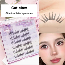 Load image into Gallery viewer, Non Adhesive Natural Simulation Single Cluster False Eyelashes Thick Curling Artificial Ear Grafting Eyelashes
