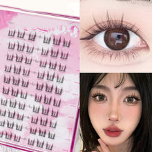 Load image into Gallery viewer, Non Adhesive Natural Simulation Single Cluster False Eyelashes Thick Curling Artificial Ear Grafting Eyelashes