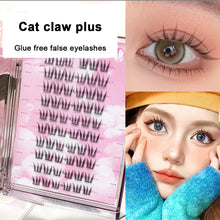 Load image into Gallery viewer, Non Adhesive Natural Simulation Single Cluster False Eyelashes Thick Curling Artificial Ear Grafting Eyelashes