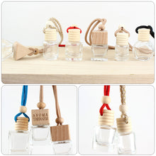 Load image into Gallery viewer, Transparent Glass Fragrance Bottle 8ml Vehicle Mounted Fragrance Perfume Bottle Pendant Mini Indoor Fragrance Bottle Perfume Sample Bottle