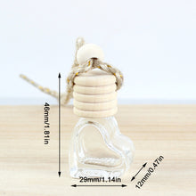 Load image into Gallery viewer, Transparent Glass Fragrance Bottle 8ml Vehicle Mounted Fragrance Perfume Bottle Pendant Mini Indoor Fragrance Bottle Perfume Sample Bottle