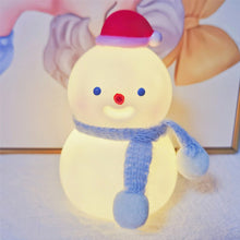 Load image into Gallery viewer, Baby Night Light Cute Christmas Theme LED Night Lamp Sleep Lamp Bedroom Bedside Night Atmosphere Lamp For Kids Baby Gifts
