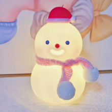 Load image into Gallery viewer, Baby Night Light Cute Christmas Theme LED Night Lamp Sleep Lamp Bedroom Bedside Night Atmosphere Lamp For Kids Baby Gifts