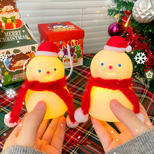 Load image into Gallery viewer, Baby Night Light Cute Christmas Theme LED Night Lamp Sleep Lamp Bedroom Bedside Night Atmosphere Lamp For Kids Baby Gifts