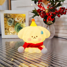 Load image into Gallery viewer, Baby Night Light Cute Christmas Theme LED Night Lamp Sleep Lamp Bedroom Bedside Night Atmosphere Lamp For Kids Baby Gifts