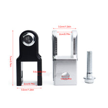 Load image into Gallery viewer, Motorcycle Modify Rear Shock Round End Change Fork End Accessories with 20mm Dual Fork Port Rear Shock Height Increase Part