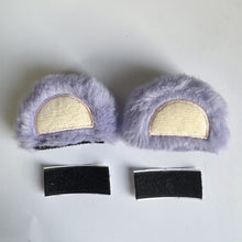 Load image into Gallery viewer, 2Pcs Car Soft Plush Motorcycle Helmet Decoration Little Bear's Ears For Electric Bike Motocross Full Face Off Road Helmet Sticker