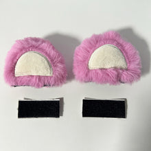Load image into Gallery viewer, 2Pcs Car Soft Plush Motorcycle Helmet Decoration Little Bear's Ears For Electric Bike Motocross Full Face Off Road Helmet Sticker