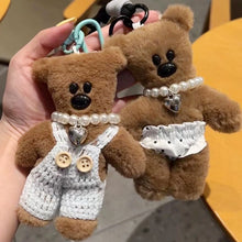 Load image into Gallery viewer, Cartoon Cute Plush Doll Necklace Love Pendant Pearl Chain Delicate Alloy Decoration Accessory For 13cm Master Dog Plush Doll