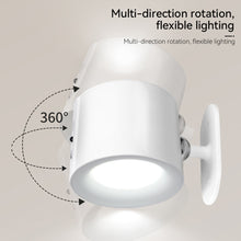 Load image into Gallery viewer, LED Wall Light Rechargeable Touch Double Head Wall Lamp 360° Rotation Wireless Remote Control LED Spotlight For Bedroom Lighting