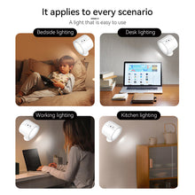 Load image into Gallery viewer, LED Wall Light Rechargeable Touch Double Head Wall Lamp 360° Rotation Wireless Remote Control LED Spotlight For Bedroom Lighting