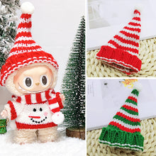 Load image into Gallery viewer, Doll Woolen Hat for Dollhouse Miniature 15cm Labubu Color Match Hat Kawaii Cute Doll Accessories Kids Girls Toys