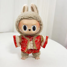 Load image into Gallery viewer, For 17cm Labubu Doll Clothes New Year Christmas Fashion Clothes Doll Clothes Dolls Accessories Cute Decoration Little Clothes