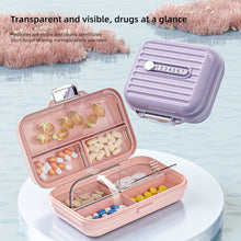 Load image into Gallery viewer, 7-grid Pill Box Portable Moistureproof Dustproof Medicine Box Large Capacity Multifunctional Daily Medication Jewelry Storage Box