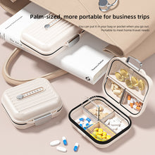 Load image into Gallery viewer, 7-grid Pill Box Portable Moistureproof Dustproof Medicine Box Large Capacity Multifunctional Daily Medication Jewelry Storage Box