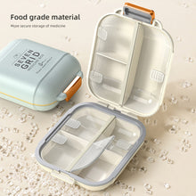 Load image into Gallery viewer, Double Layered 7-grid Pill Box Portable Moistureproof Dustproof Sealed Medicine Box Daily Medication Jewelry Storage Box