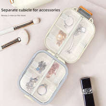 Load image into Gallery viewer, Double Layered 7-grid Pill Box Portable Moistureproof Dustproof Sealed Medicine Box Daily Medication Jewelry Storage Box
