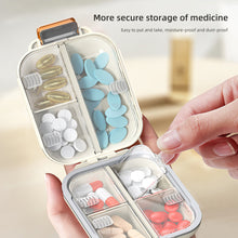 Load image into Gallery viewer, Double Layered 7-grid Pill Box Portable Moistureproof Dustproof Sealed Medicine Box Daily Medication Jewelry Storage Box