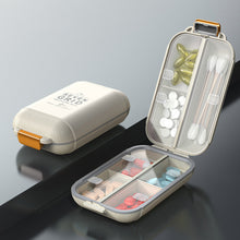 Load image into Gallery viewer, Double Layered 7-grid Pill Box Portable Moistureproof Dustproof Sealed Medicine Box Daily Medication Jewelry Storage Box