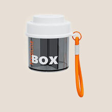 Load image into Gallery viewer, Portable 4-grid Pill Box Moistureproof Dustproof Sealed Large Capacity Medicine Box Daily Medication Container Storage Box