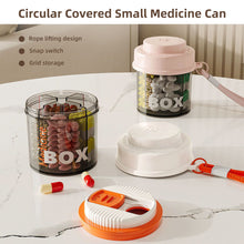 Load image into Gallery viewer, Portable 4-grid Pill Box Moistureproof Dustproof Sealed Large Capacity Medicine Box Daily Medication Container Storage Box
