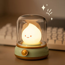 Load image into Gallery viewer, LED Night Light USB Charging Dimming Oil Lamp Bedroom Children Timing Sleeping Lamps Fun Switch Mood Light