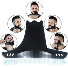 Load image into Gallery viewer, Innovative Design of Multifunctional Double-sided Beard Comb Six in One Men's Beard Styling Template Comb
