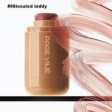 Load image into Gallery viewer, Pocket Powder Blusher Stick 6-color Lip Gloss Stick Highlights Brightens Natural Matte Rouge Blusher Blush Cream Stick