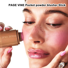 Load image into Gallery viewer, Pocket Powder Blusher Stick 6-color Lip Gloss Stick Highlights Brightens Natural Matte Rouge Blusher Blush Cream Stick