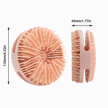 Load image into Gallery viewer, Double Sided Silicone Shower Brush Round Portable Set Hand Rub Shower Brush Adult Silicone Shower Brush