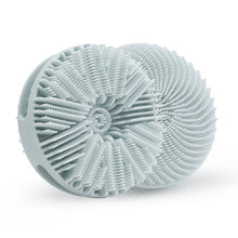 Load image into Gallery viewer, Double Sided Silicone Shower Brush Round Portable Set Hand Rub Shower Brush Adult Silicone Shower Brush