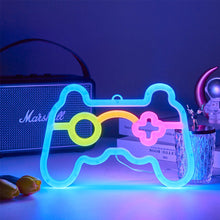 Load image into Gallery viewer, Gamepad Fire Moon Star LED Bright Neon Light Night Sign Modeling Lamp Room Wall Art Decoration Wholesale Xmas Birthday Wedding
