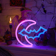 Load image into Gallery viewer, Gamepad Fire Moon Star LED Bright Neon Light Night Sign Modeling Lamp Room Wall Art Decoration Wholesale Xmas Birthday Wedding