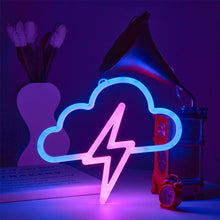 Load image into Gallery viewer, Gamepad Fire Moon Star LED Bright Neon Light Night Sign Modeling Lamp Room Wall Art Decoration Wholesale Xmas Birthday Wedding