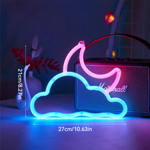 Load image into Gallery viewer, Gamepad Fire Moon Star LED Bright Neon Light Night Sign Modeling Lamp Room Wall Art Decoration Wholesale Xmas Birthday Wedding