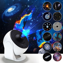 Load image into Gallery viewer, 360° Rotate Planetarium Lamp Galaxy Projector Starry Sky Projector Night Light For Kids Bedroom Valentines Day Gift Wedding Decor