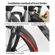 Load image into Gallery viewer, 2Pcs Thicken Bicycle Fenders Mountain Road Bike Mudguard MTB Rear Mud Guard Wings Splash Protection Accessories