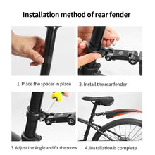 Load image into Gallery viewer, 2Pcs Thicken Bicycle Fenders Mountain Road Bike Mudguard MTB Rear Mud Guard Wings Splash Protection Accessories