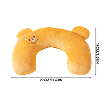 Load image into Gallery viewer, Small Pillow for Pet Cats Dogs Sleeping Mat Neck Guard U-shaped Pillow Soft and Thick Bite Resistant Winter Warm Comfort Pillow
