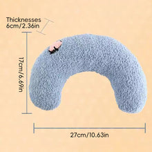 Load image into Gallery viewer, Cat Pillow Pet Cat Dog Sleeping Pillow Soft U-shaped Pillow Soft and Thick Bite Resistant Winter Warm Pillow Cat Toy Pet Toys Pet Supplies