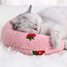 Load image into Gallery viewer, Cat Pillow Pet Cat Dog Sleeping Pillow Soft U-shaped Pillow Soft and Thick Bite Resistant Winter Warm Pillow Cat Toy Pet Toys Pet Supplies