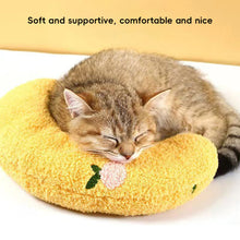 Load image into Gallery viewer, Cat Pillow Pet Cat Dog Sleeping Pillow Soft U-shaped Pillow Soft and Thick Bite Resistant Winter Warm Pillow Cat Toy Pet Toys Pet Supplies