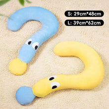 Load image into Gallery viewer, Pet Mat Pet Pillow Dog Question Mark U-shaped Pillow Four Seasons Universal Neck Pillow Sleeping Cat Small Pillow